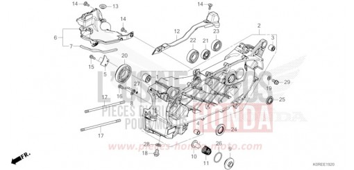 CARTER VILEBREQUIN GAUCHE SH125ADT de 2026